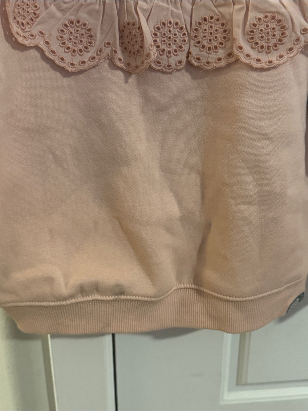 Pink Ruffle Butterfly Sweatshirt - Picture 3 of 4